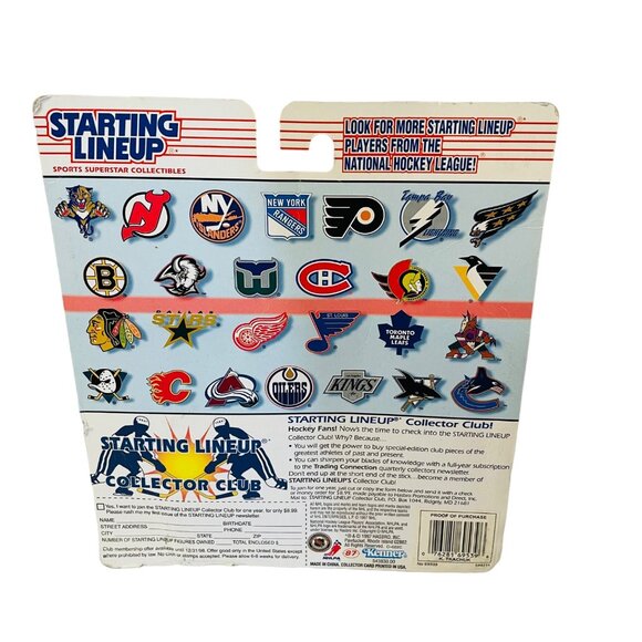 Starting Lineup 1997 Keith Tkachuk 10th Year Edition NHLPA Figure & Card - Picture 7 of 7